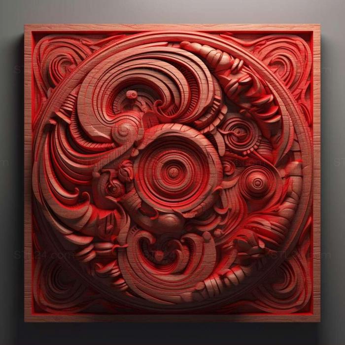 Patterns and decorations (stl red 3, PATTERN_2167) 3D models for cnc